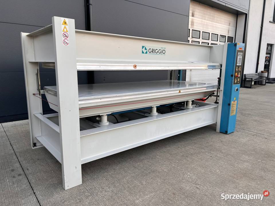 Prasa półkowa GRIGGIO 1300x3000 własna grzałka Produkcja Produkcja Naprawa