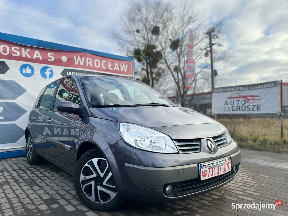 Renault Scenic 20 Benzyna Automat 2005 DłOpłaty Wrocław