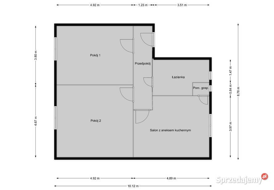 Przestronne 75 m w Śródmieściu 3 pokoje Niski 75m2 Sprzedaż śląskie Bytom