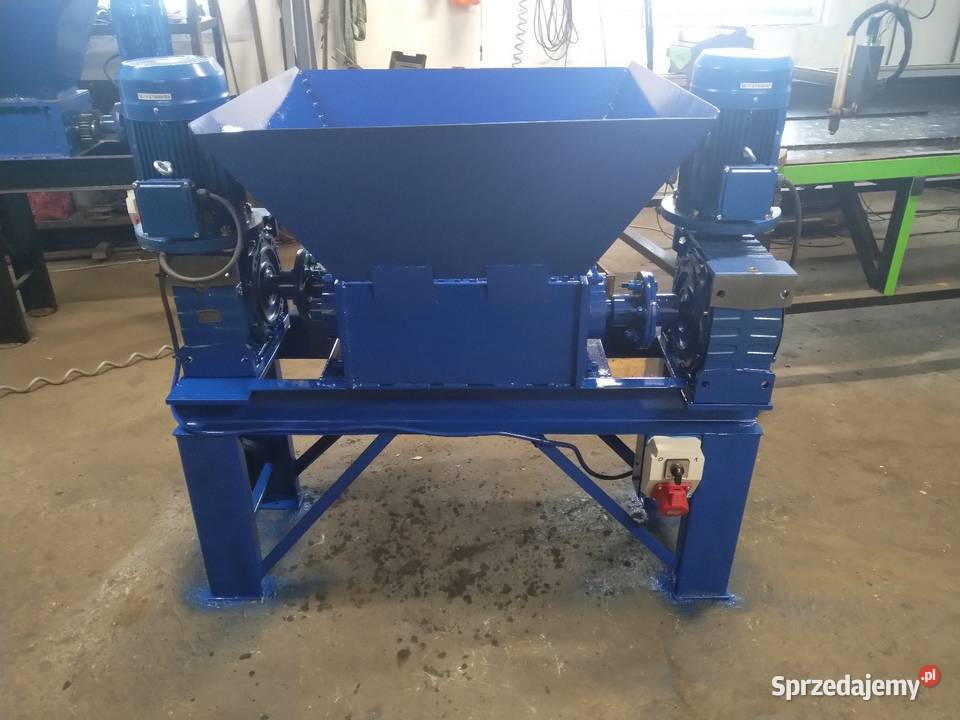 Rozdrabniacz dwuwałowy shredder 8 kw niszczarka Starogard Gdański