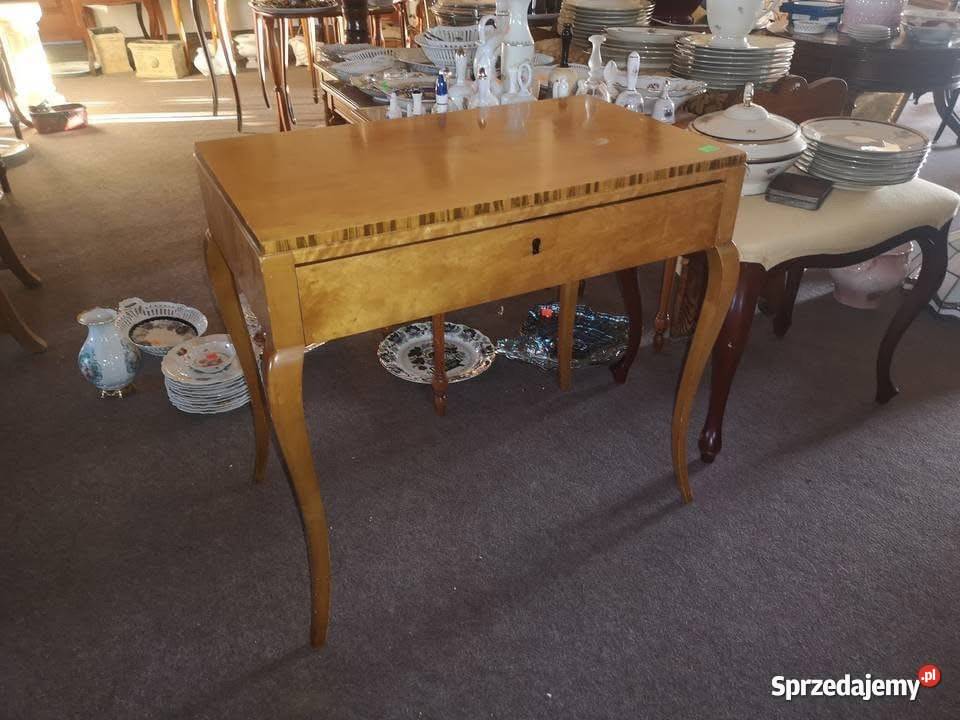 Niciak stolik z szufladką Brzoza