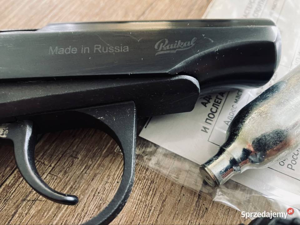 Pistolet wiatrówka CO2 Makarov Baikal MP654k Rzeszów