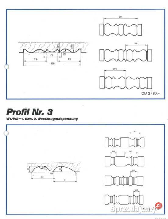 Frezarka profiowa do zacięć weglowych Bauerle Żywiec