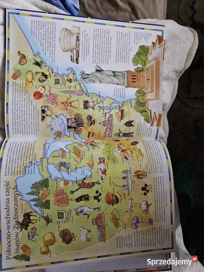 Ilustrowany atlas świata Nowa Warszawa sprzedam