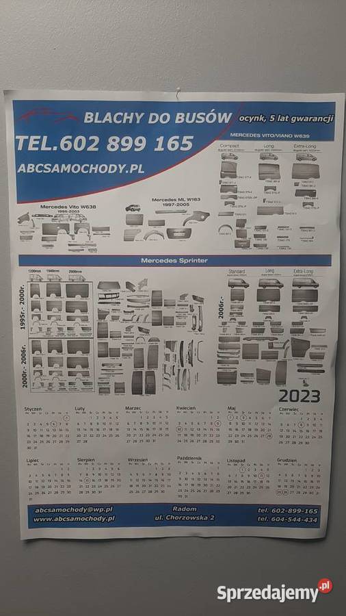 mercedes g klasa 460 461 463 blachy ocynk mazowieckie sprzedam