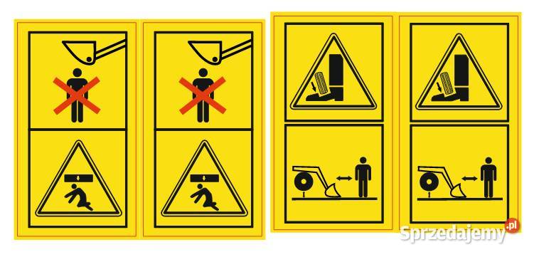 Zestaw naklejek na traktorek John Deere 455 Biuro małopolskie Kamionna