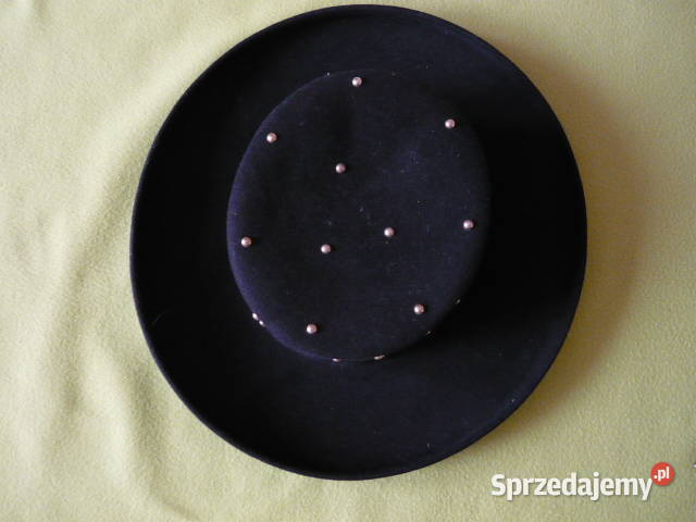 Kapelusz czarny Pozostałe Myszków sprzedam