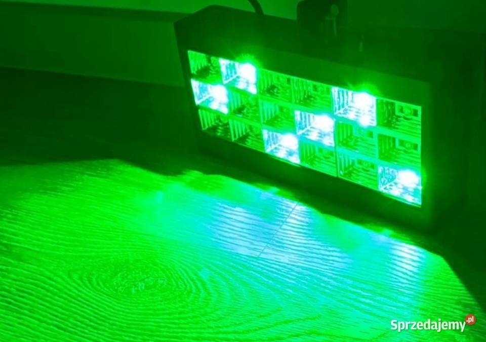 Kolorofon stroboskop trzy kolory disco reflektor Drawsko Pomorskie