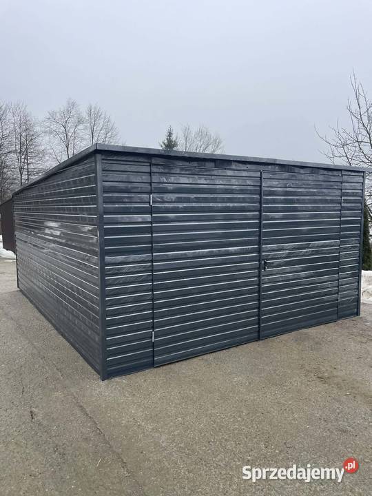 Garaż blaszany 4x5 grafit Międzyrzecz
