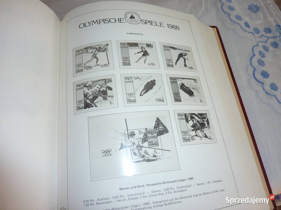 Schaubek Igrzyska Olimpijskie z 1988r Bukowno