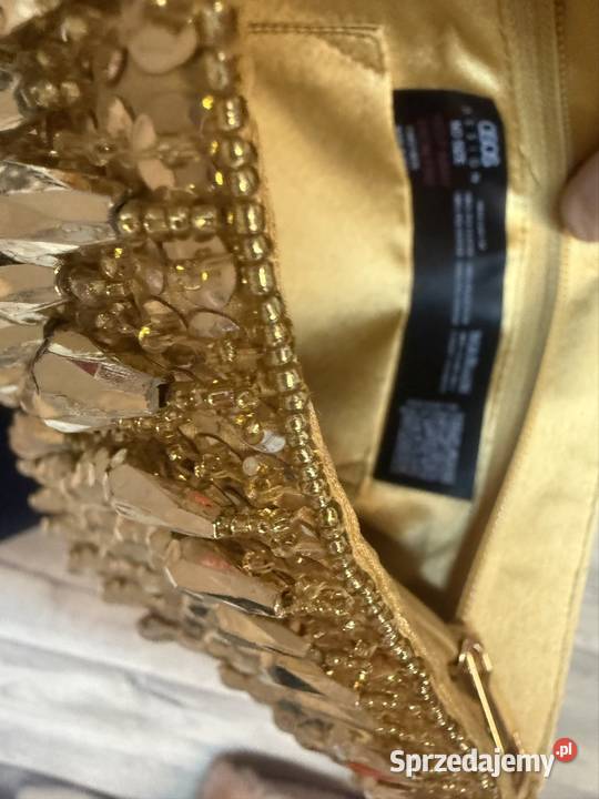 ASOS Design Złota bogato zdobiona torebka Kraków