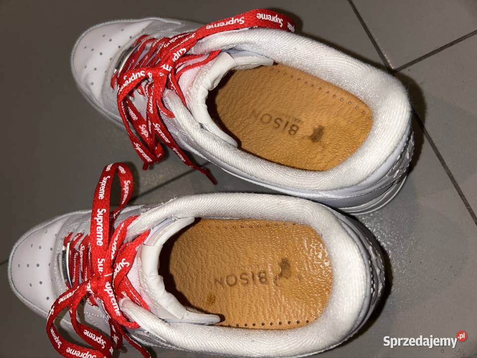 Nike air force x supreme czerwony mazowieckie Płock sprzedam
