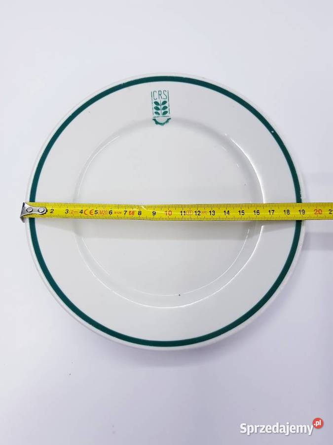 Stary porcelanowy talerz vintage Lubiana Dąbrowa Górnicza