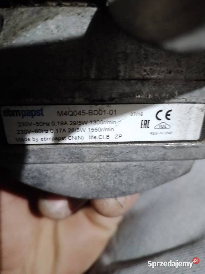 Sprzedam wentylator ebm papst Kielce