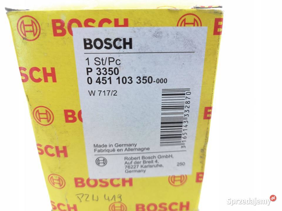 FILTR OLEJU OPEL FRONTERA A 25 TDS 9698 BOSCH lubelskie
