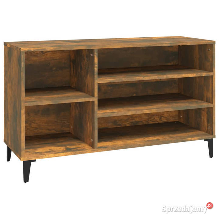 Półka na buty przydymiony dąb 102x36x60 WM819753 Warszawa sprzedam