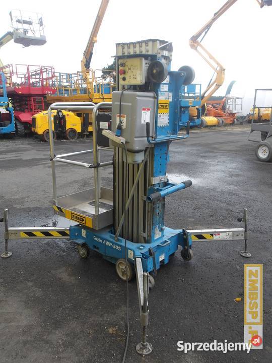 Podnośnik koszowy masztowy GENIE AWP30S 230 V AC Pleszew