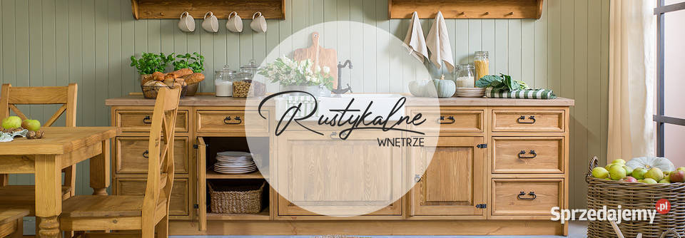 Drewniana konsola do przedpokoju stolik Maków Podhalański