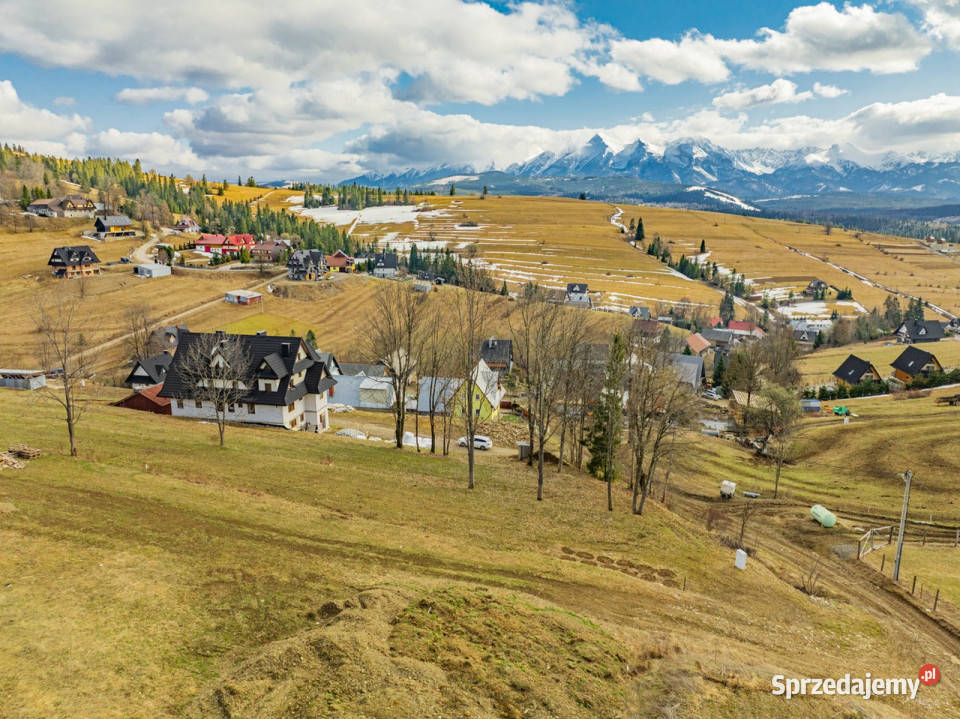 DZIAŁKA Z PANORAMĄ TATR 1070 m Sprzedaż Rzepiska