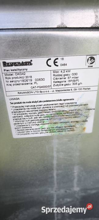 Sprzedam piecyk gazowy z butlą zachodniopomorskie Wałcz sprzedam