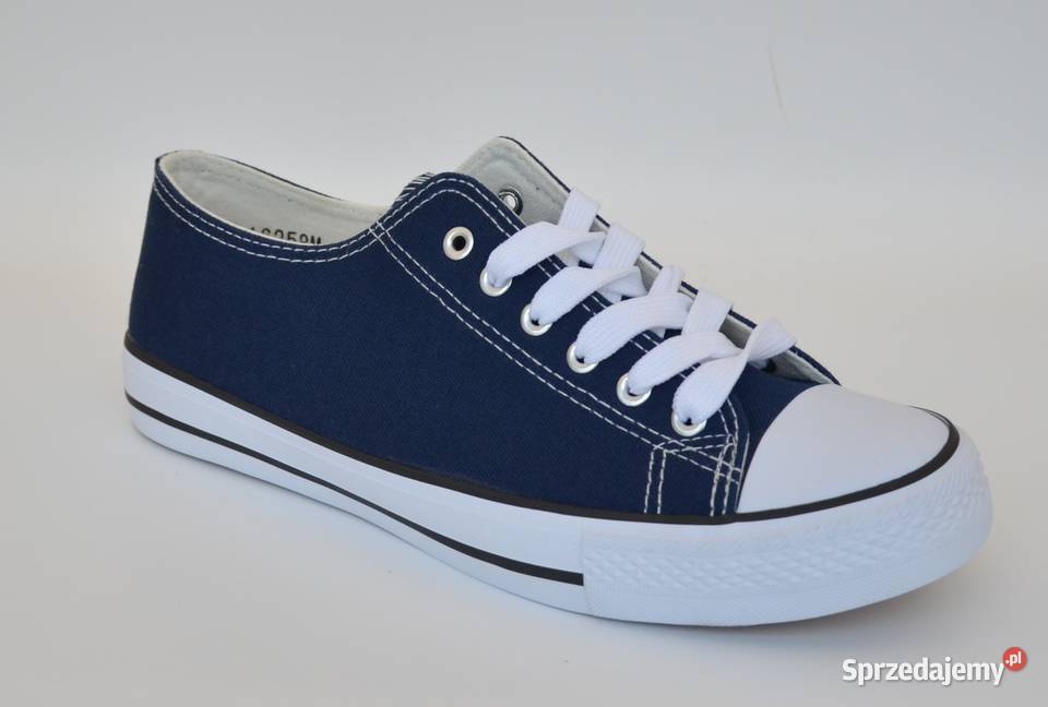 Granatowe męskie trampki rozmiar 43 niebieski Żyrardów