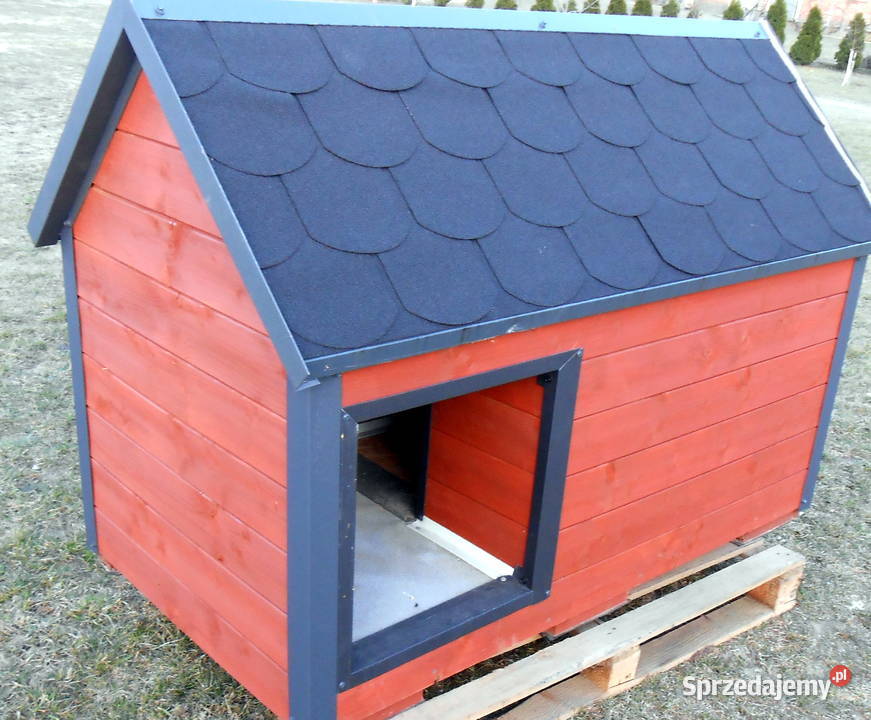 Duża buda psa z przedsionkiem sprzedam