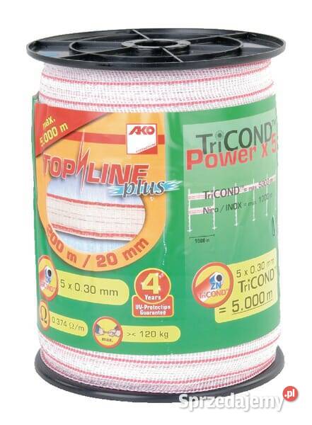 Taśma ogrodzeniowa Top Line Plus 20 mm 200 m Kamionna sprzedam
