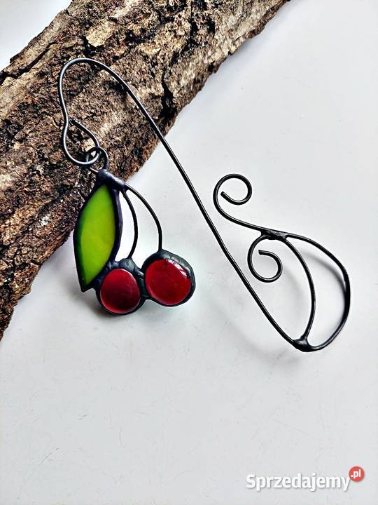 zakładka do książki wiśnie witraż śląskie