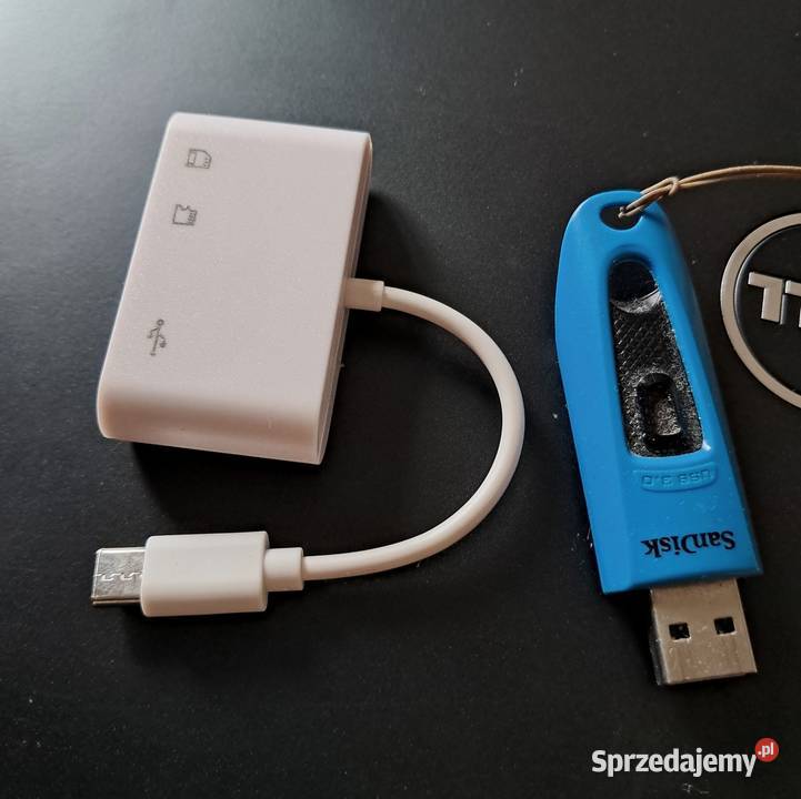 Adapter czytnik kart pamięci SD micro TF na USBC małopolskie Kraków
