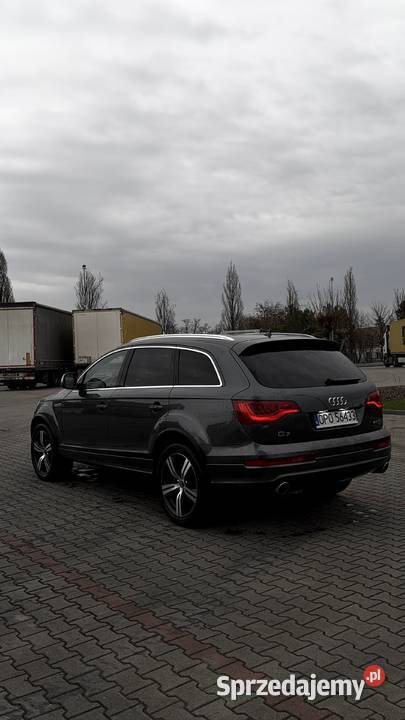 AUDI Q7 wersja bogata Sline 42TDI nieuszkodzony Motoryzacja Biadacz sprzedam