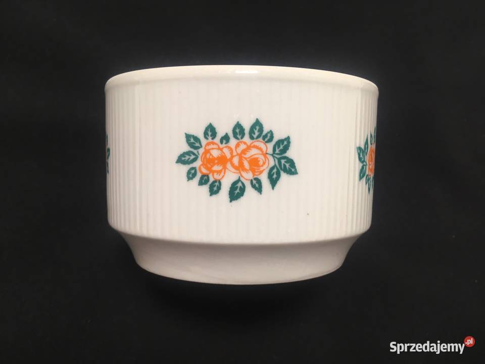 PRL stara cukiernica Chodzież porcelana
