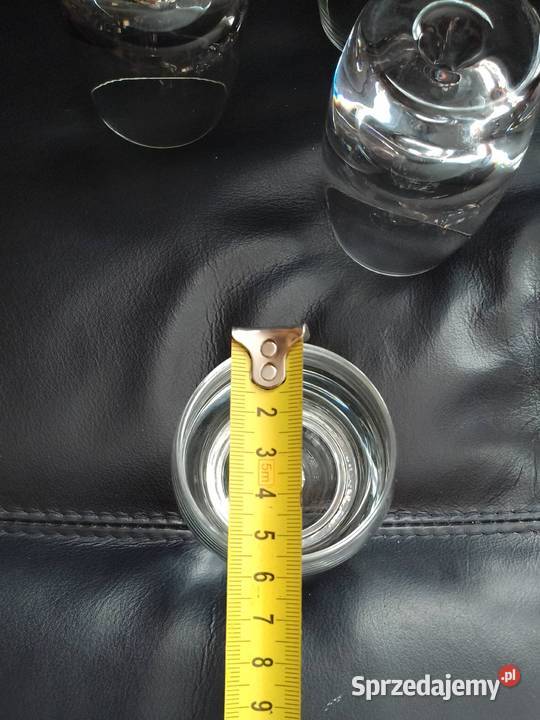 Szklanki z grubym bąbelkowym dnem kujawsko-pomorskie Nakło nad Notecią