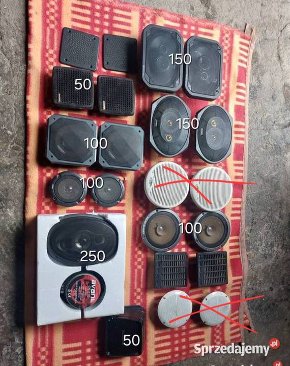 Głośniki samochodowe elementy zabudowy Miłków