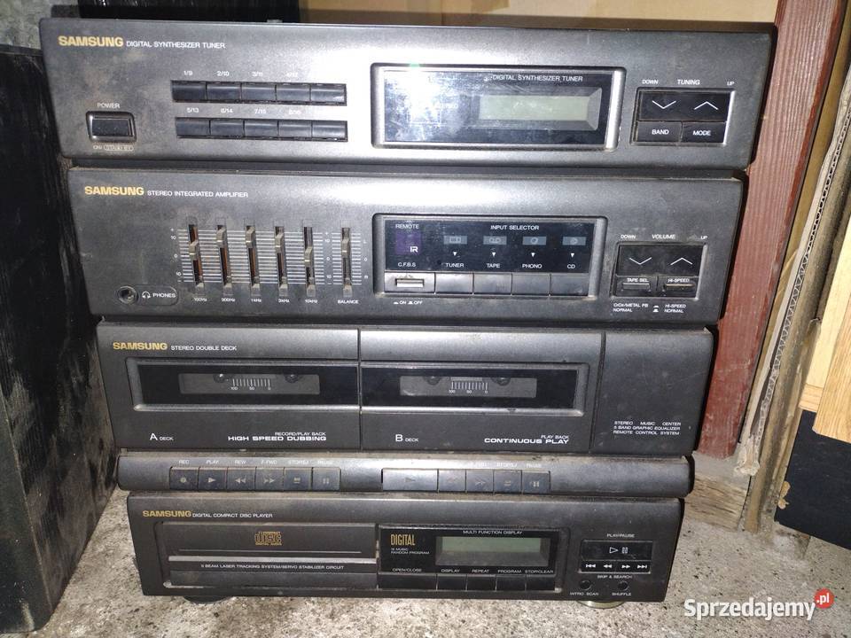 Zestaw grający SAMSUNG UNITRA Łańcut sprzedam