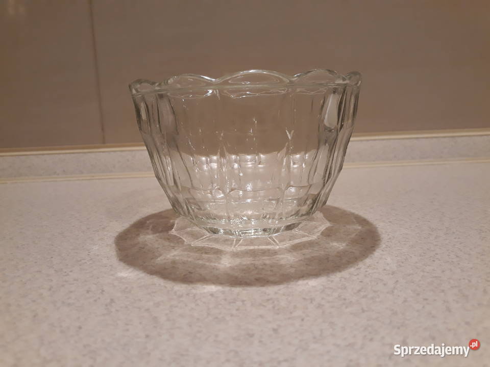 mała miseczka przezroczyste szkło przezroczysty Gdańsk
