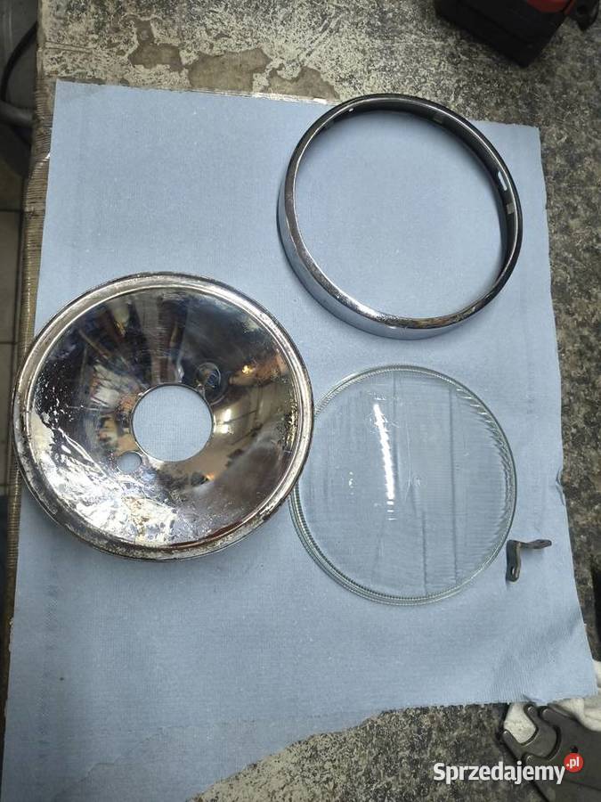 Ramka odblaśnik lampy przód WSK 125 175 Części i akcesoria motocyklowe