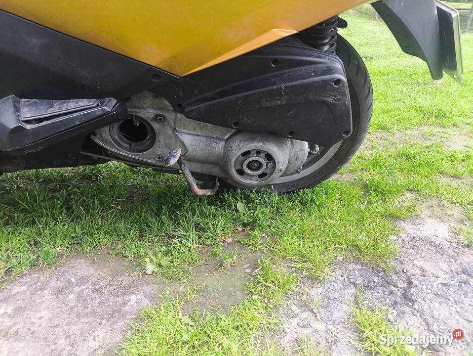 Peugeot satelis 125 uszkodzony wał i talerz elektryczny starter Opole Lubelskie