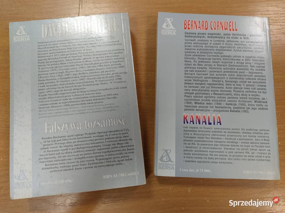 Fałszywa tożsamość DMorrell Kanalia BCornwell w