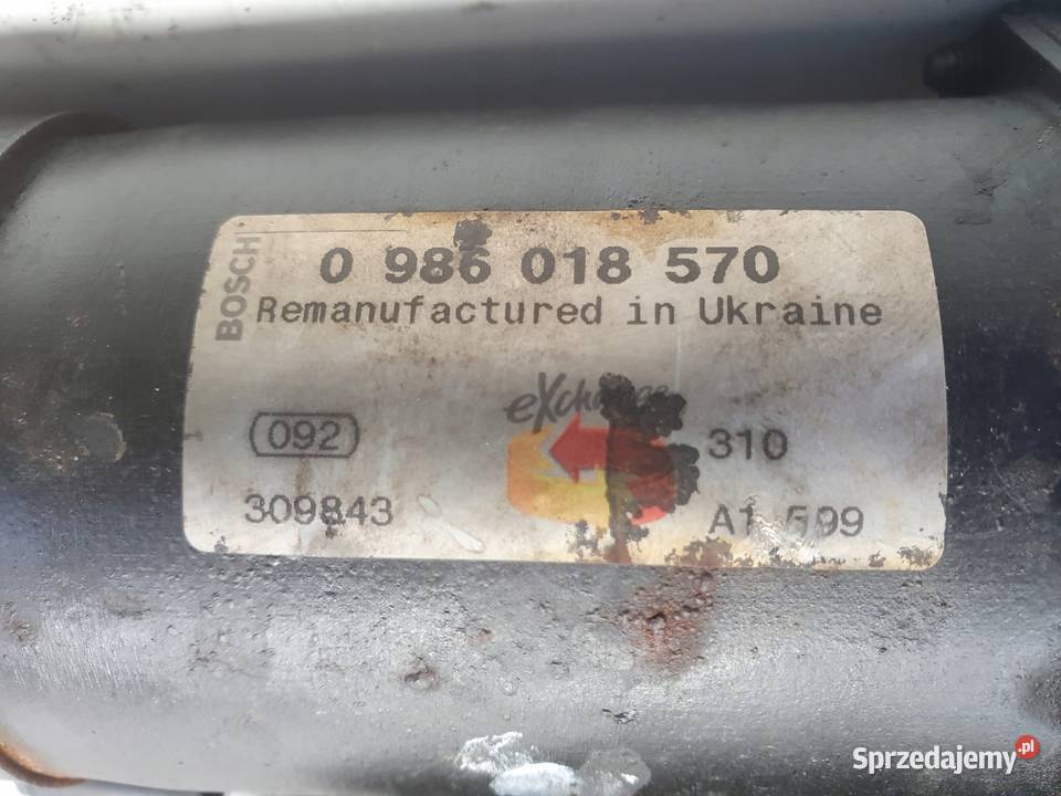 ROZRUSZNIK Mercedes A KLASA W168 16 8V lubelskie Chełm