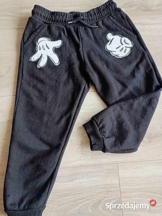 Spodnie sportowe dresowe czarne 104 Disney Płock