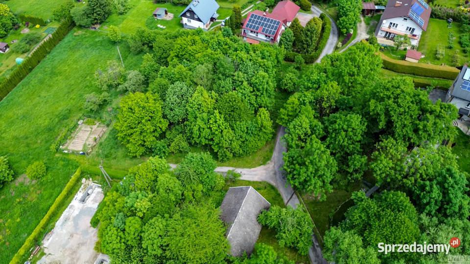 sprzedaży gruntu 2000m2 Zembrzyce os Zarębki Sprzedaż małopolskie sprzedam