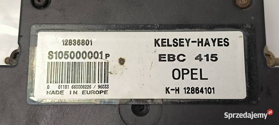 POMPA ABS HAMULCOWA OPEL VECTRA B KH12864101 Lipno