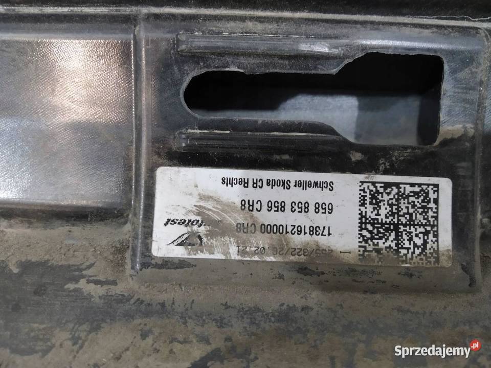 OSŁONA PROGU LISTWA PRAWA 658853856C Skoda Kamiq osobowe Progi