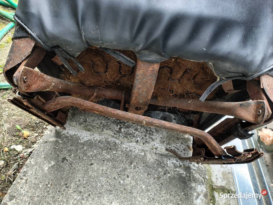 Fotel siedzenie Fiat 126p 126 p Maluch czarny osobowe Niepołomice