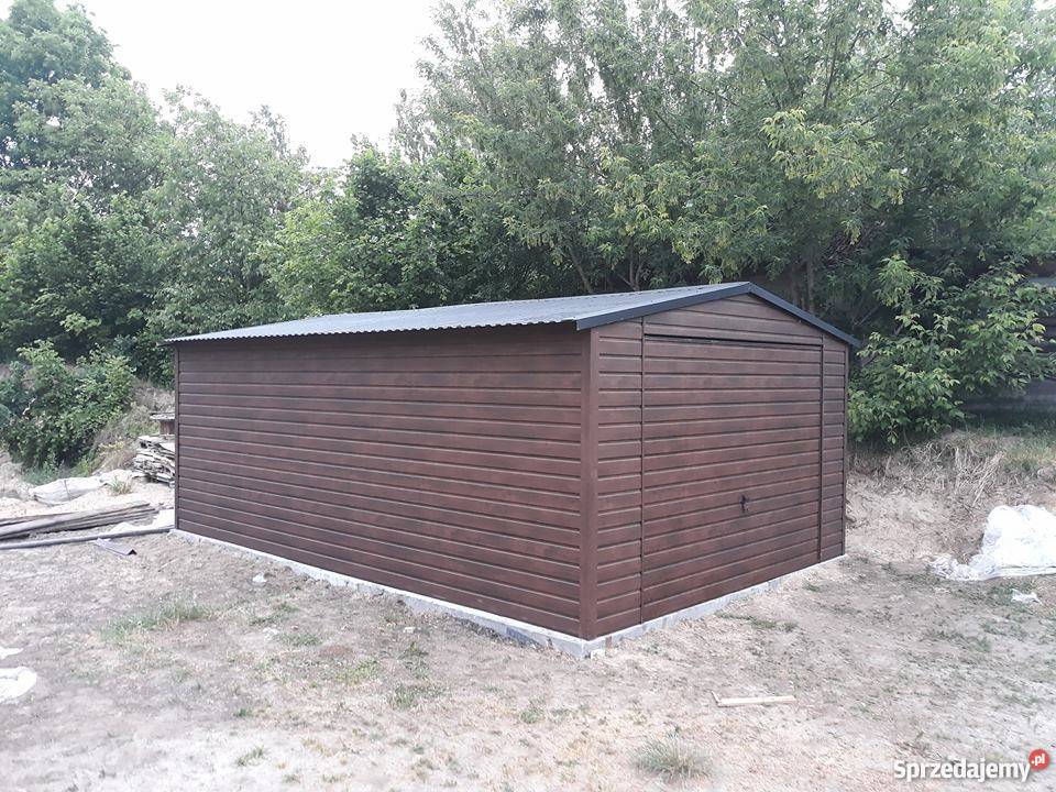 Garaże Drewnopodobne 5x8 Wiaty Hale Blaszaki mazowieckie sprzedam