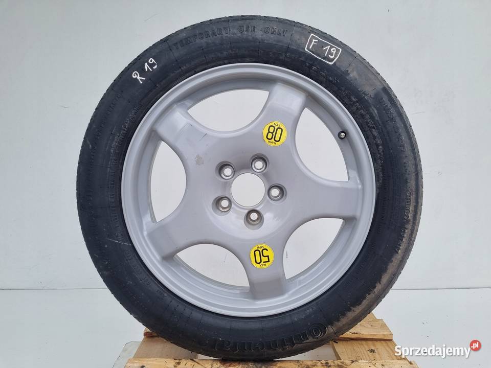 KOŁO DOJAZDOWE BMW X6 E71 dojazdówka 15580 R19 Rudka