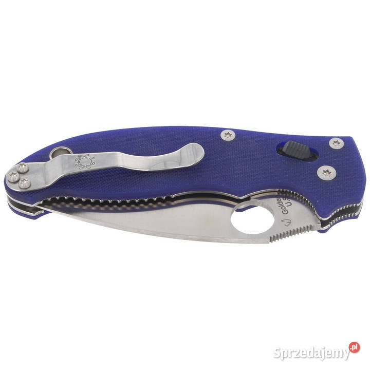 Nóż składany Spyderco Manix 2 G10 Dark Blue CPM Warszawa
