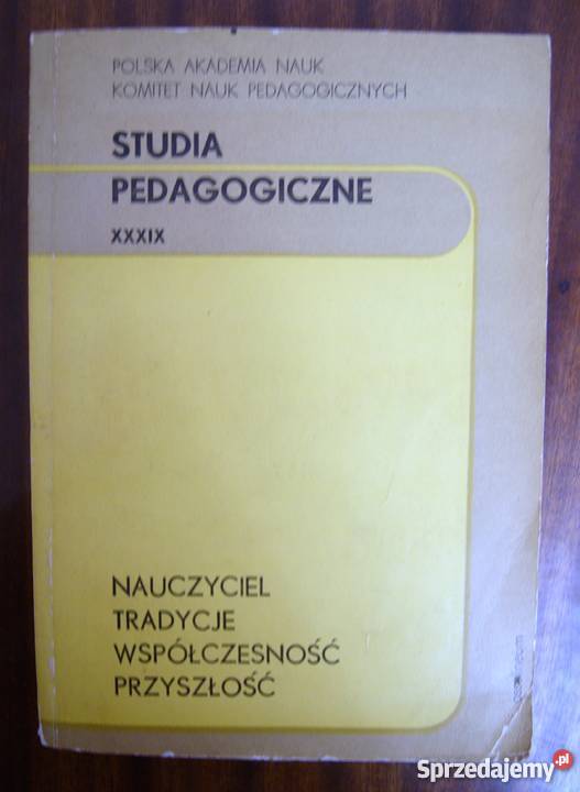 Stefan Wołoszyn Studia pedagogiczne t XXXIX pedagogika, resocjalizacja Parczew sprzedam
