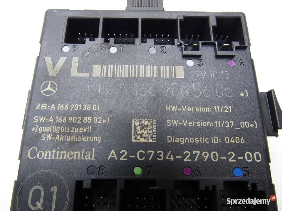 MODUŁ STEROWNIK DRZWI LEWY PRZÓD PRZEDNI