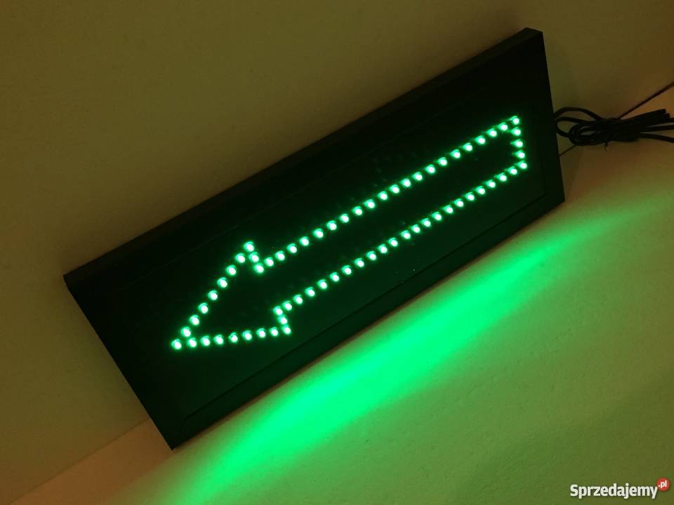 Szyld reklama LED strzałka 50x20 NOWA mazowieckie Pomiechówek